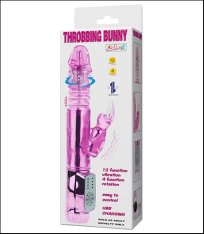 Rotirajuci vibrator "throbbing bunny"