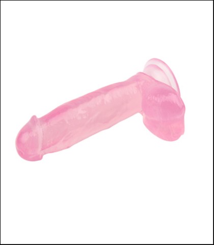 Roze realisticni dildo - 18cm