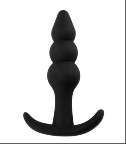 Silikonski analni dildo / silicone beaded plug