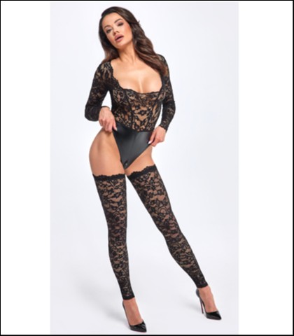 Seksi cipkane carapice - noir