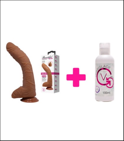 DILDO ALEX BROWN + LUBRIKANT V100ML